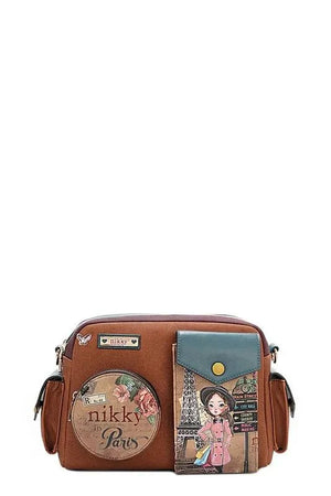 Nicole Lee USA Multi Pocket Messenger Bag-1