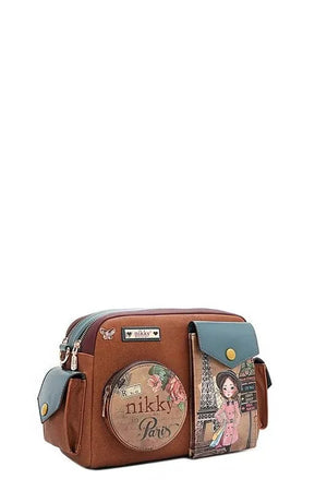 Nicole Lee USA Multi Pocket Messenger Bag-2